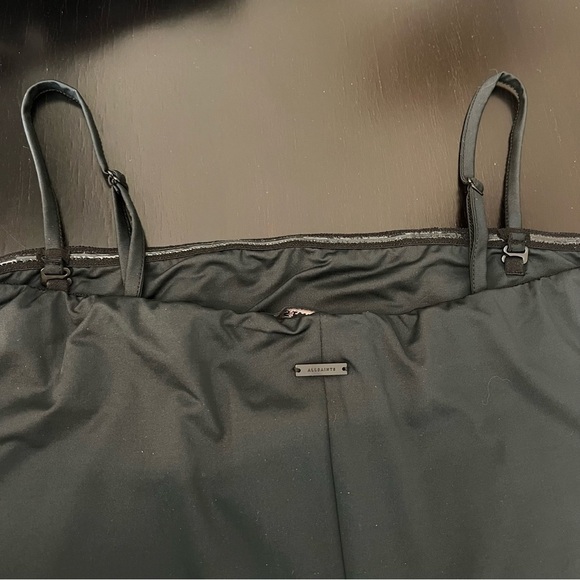 All Saints Charlie Midi dress in black size 10, New with tag - Picture 7 of 10